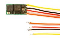 D&H DH05C (2. Generation), Mikro-Lokdecoder, 0.5 A, SX1, SX2, DCC, 6 Ausgänge, SUSI